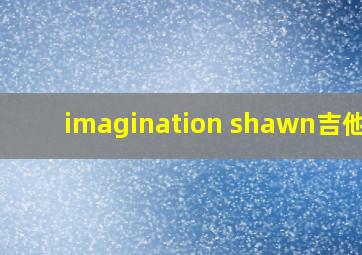 imagination shawn吉他谱